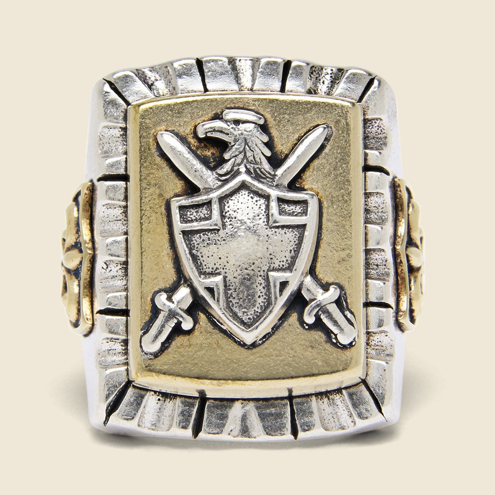 Coat of Arms Souvenir Ring - Silver/Brass - LHN Jewelry - STAG Provisions - Accessories - Rings