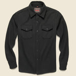 CPO Wool Shirt - Black - Schott - STAG Provisions - Tops - L/S Woven - Overshirt