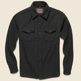 CPO Wool Shirt - Black - Schott - STAG Provisions - Tops - L/S Woven - Overshirt