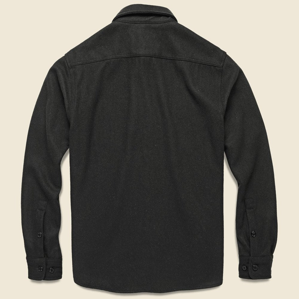 CPO Wool Shirt - Black - Schott - STAG Provisions - Tops - L/S Woven - Overshirt