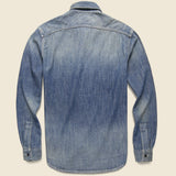 Earl Selvedge Denim Shirt - Washed Indigo - Imogene + Willie - STAG Provisions - Tops - L/S Woven - Solid