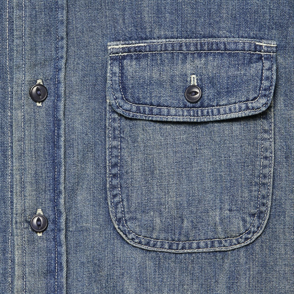 Earl Selvedge Denim Shirt - Washed Indigo - Imogene + Willie - STAG Provisions - Tops - L/S Woven - Solid