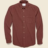Corduroy Lobo Shirt - Bordeaux - Portuguese Flannel - STAG Provisions - Tops - L/S Woven - Corduroy