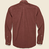 Corduroy Lobo Shirt - Bordeaux - Portuguese Flannel - STAG Provisions - Tops - L/S Woven - Corduroy