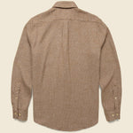 Pied Poule Shirt - Brown - Portuguese Flannel - STAG Provisions - Tops - L/S Woven - Other Pattern