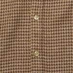Pied Poule Shirt - Brown - Portuguese Flannel - STAG Provisions - Tops - L/S Woven - Other Pattern
