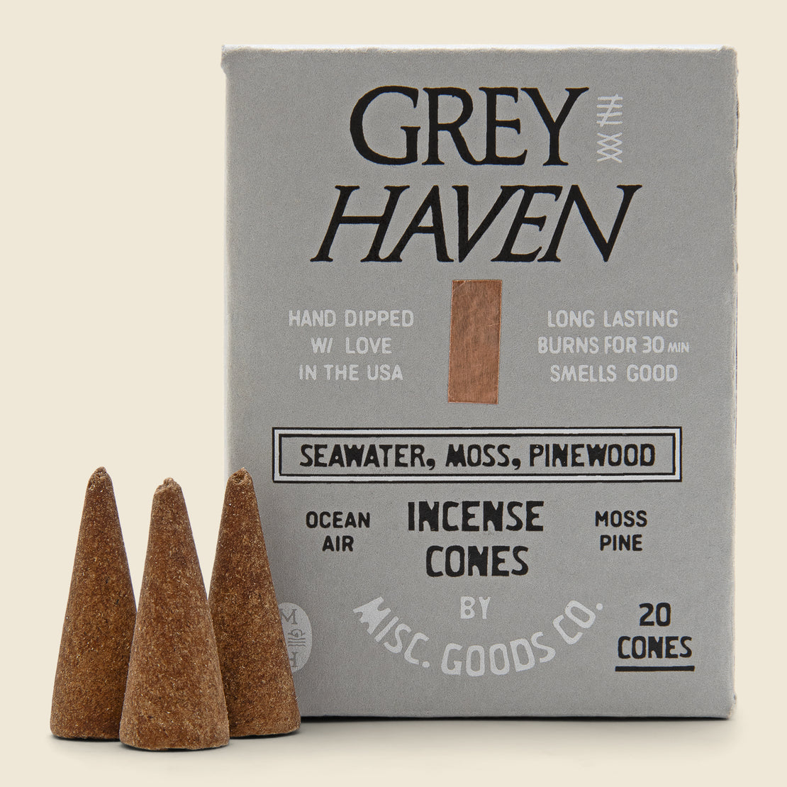 Misc Goods Co. Cone Incense - Greyhaven