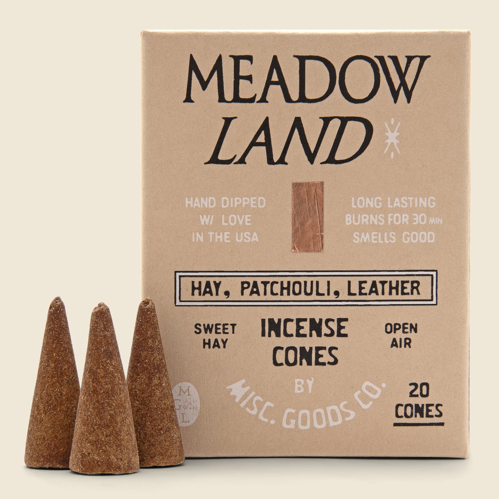 Cone Incense - Meadowland - Misc Goods Co. - STAG Provisions - Home - Fragrance - Incense