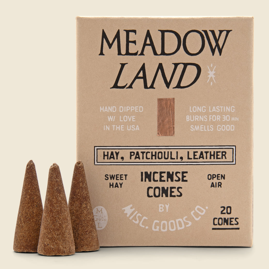 Misc Goods Co. Cone Incense - Meadowland
