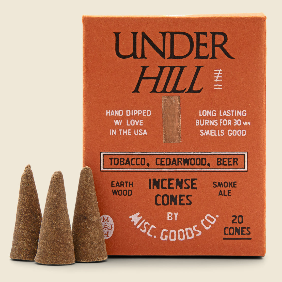 Misc Goods Co. Cone Incense - Underhill