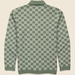 Zig Criss Cross Cardigan - Green - Far Afield - STAG Provisions - Tops - Sweater