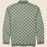 Zig Criss Cross Cardigan - Green - Far Afield - STAG Provisions - Tops - Sweater
