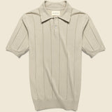 Knit Jacobs Polo - Peyote Sand - Far Afield - STAG Provisions - Tops - S/S Knit