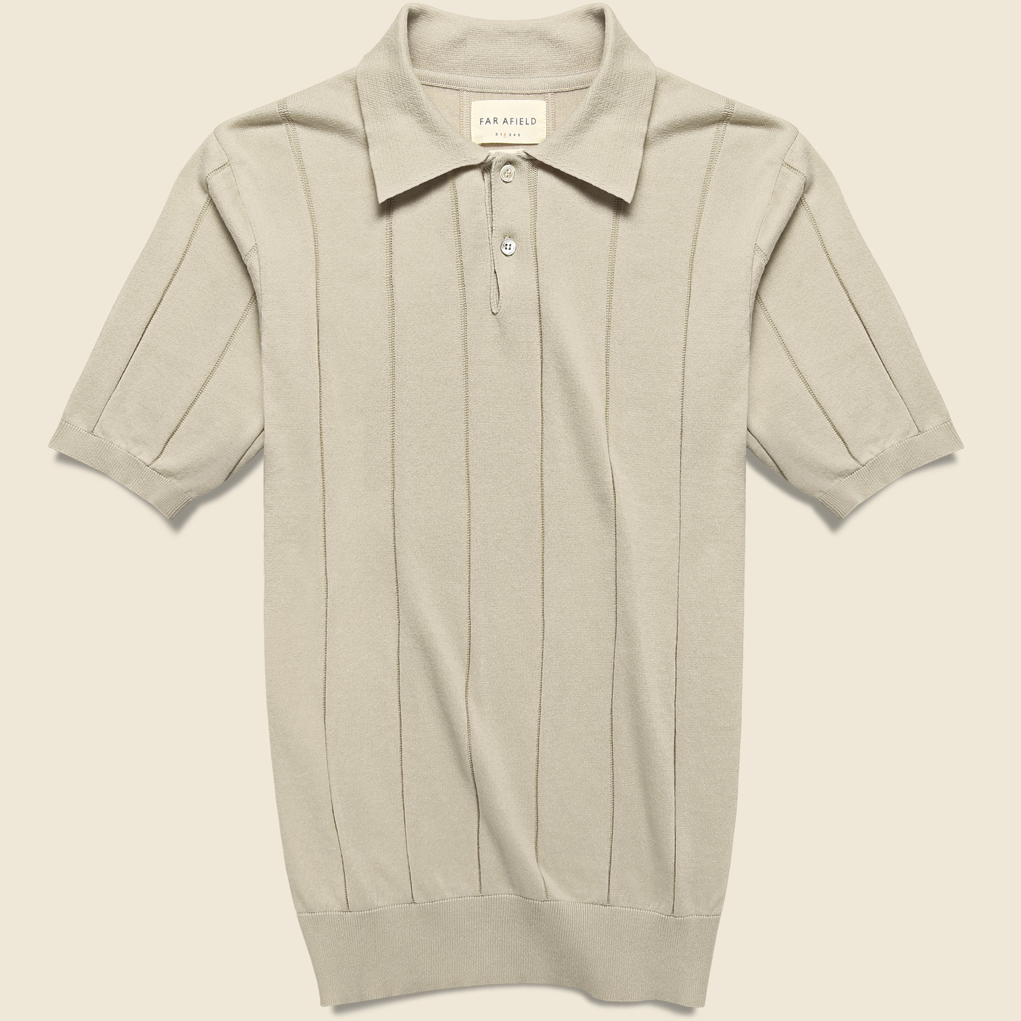 Knit Jacobs Polo - Peyote Sand - Far Afield - STAG Provisions - Tops - S/S Knit