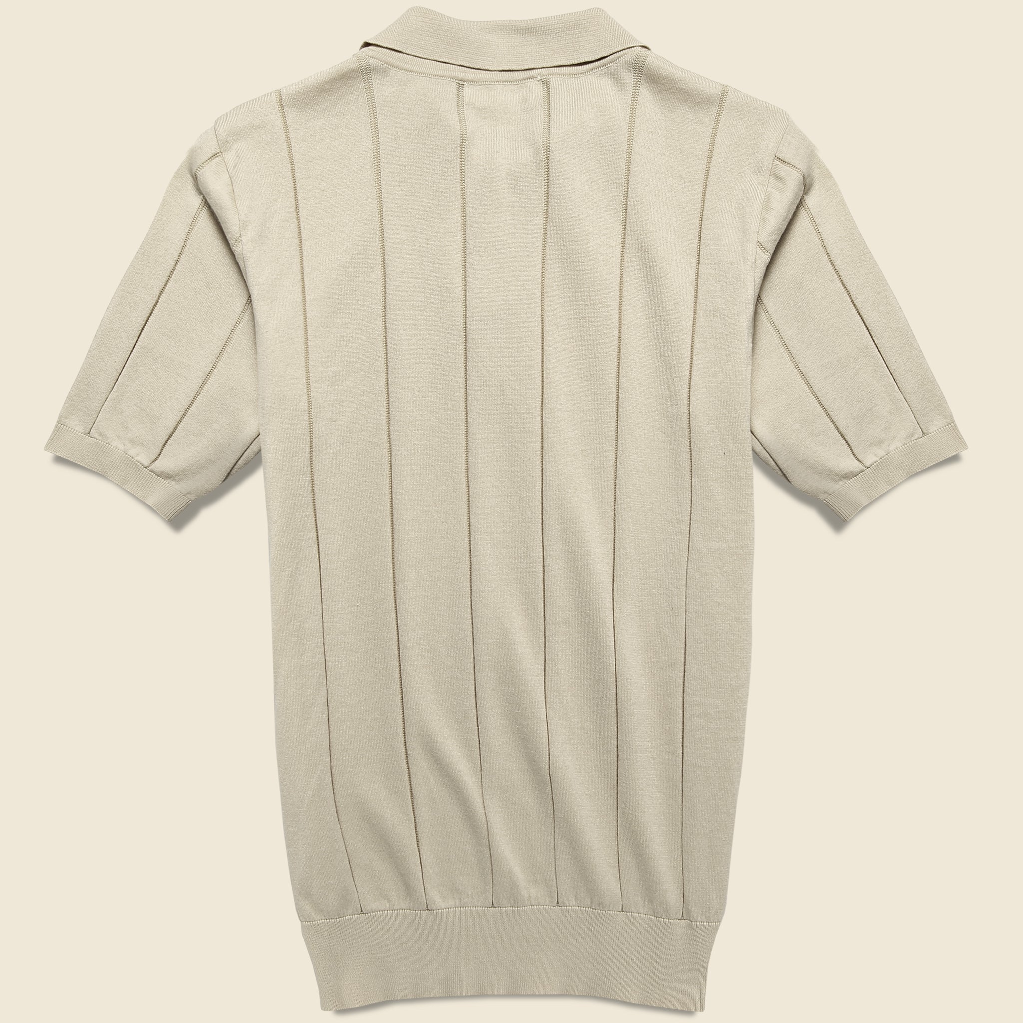Knit Jacobs Polo - Peyote Sand - Far Afield - STAG Provisions - Tops - S/S Knit