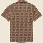 Stachio Shirt - Palm Tree Brown - Far Afield - STAG Provisions - Tops - S/S Woven - Other Pattern