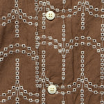 Stachio Shirt - Palm Tree Brown - Far Afield - STAG Provisions - Tops - S/S Woven - Other Pattern