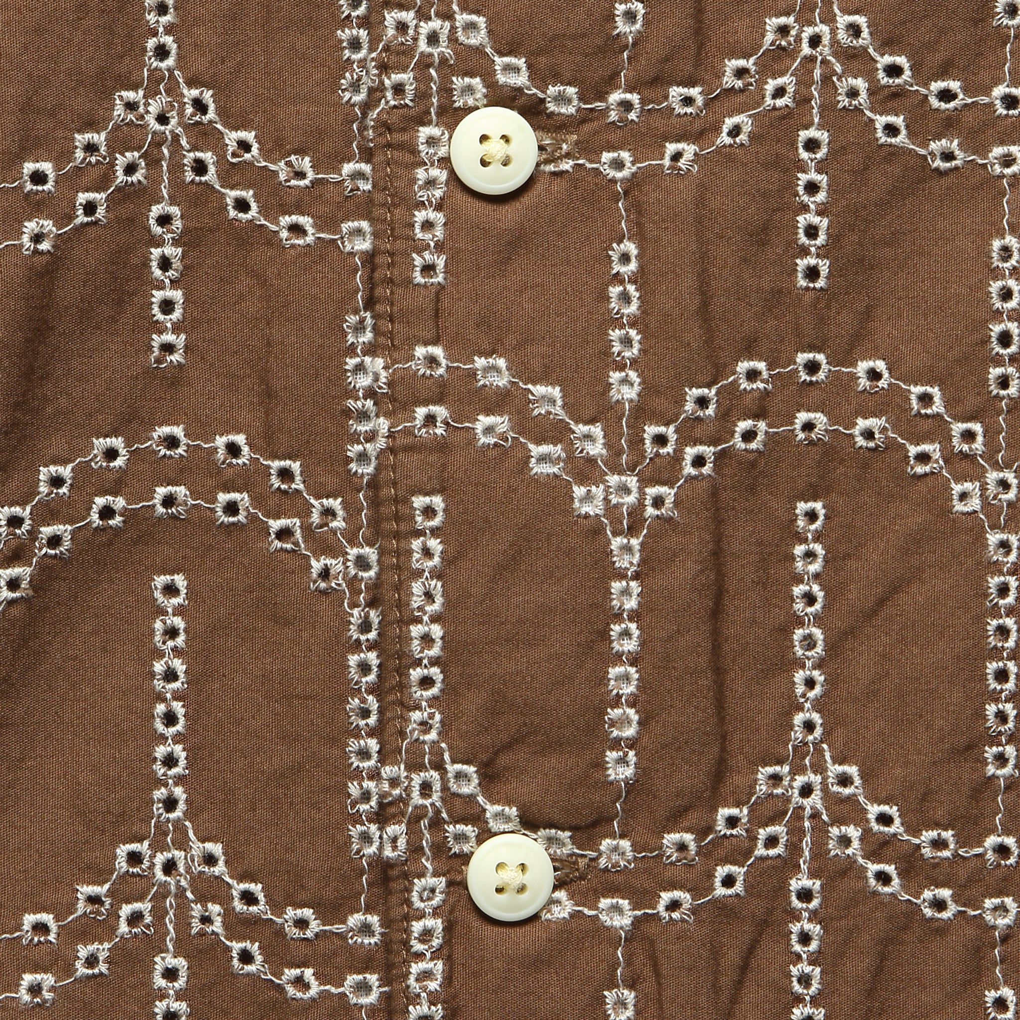 Stachio Shirt - Palm Tree Brown - Far Afield - STAG Provisions - Tops - S/S Woven - Other Pattern