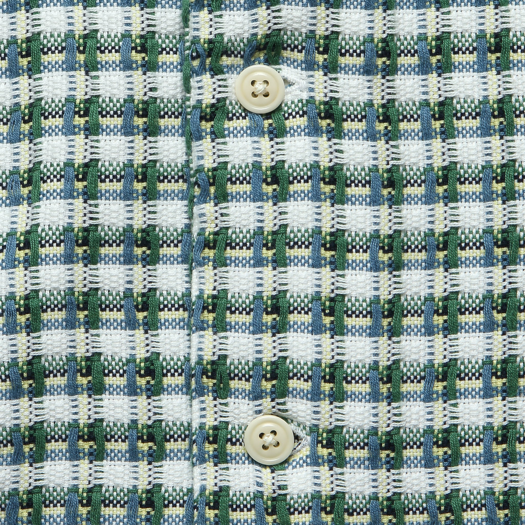 Busey Shirt - Dobby Check Green - Far Afield - STAG Provisions - Tops - S/S Woven - Plaid