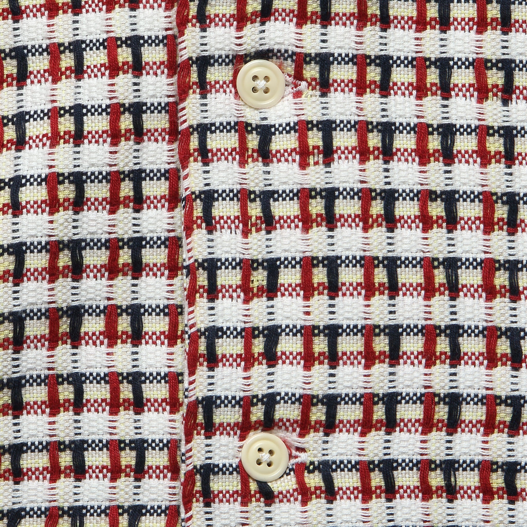 Busey Shirt - Dobby Check Red - Far Afield - STAG Provisions - Tops - S/S Woven - Plaid