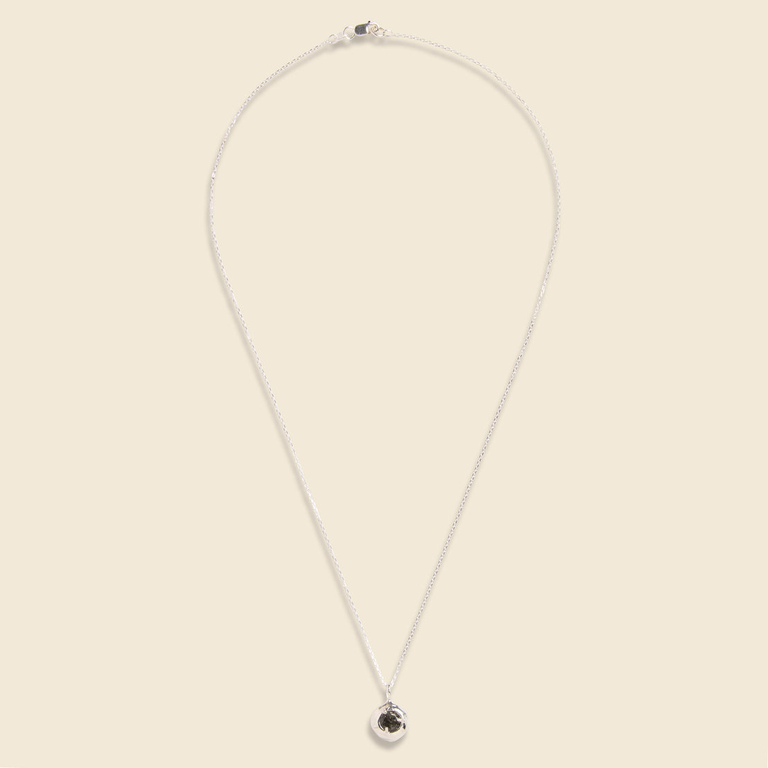 Keeper Necklace - Silver/Black Quartz - Amanda Hunt - STAG Provisions - W - Accessories - Necklace