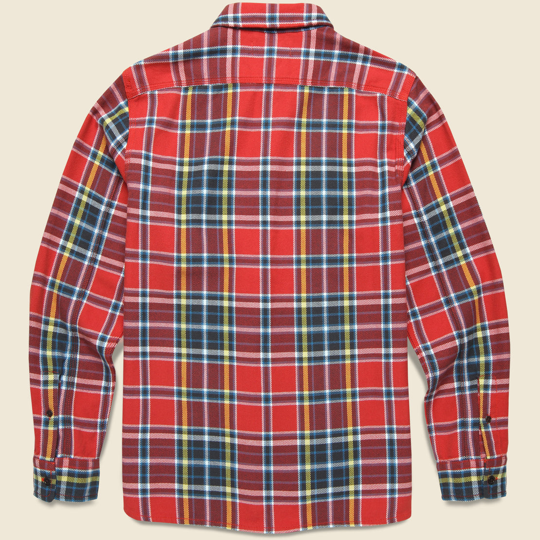 Flannel Chore Shirt - Red - Alex Mill - STAG Provisions - Tops - L/S Woven - Plaid