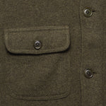 Boiled Wool Work Jacket - Heather Olive - Alex Mill - STAG Provisions - Outerwear - Coat / Jacket