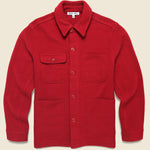 Boiled Wool Work Jacket - Barn Red - Alex Mill - STAG Provisions - Outerwear - Coat / Jacket