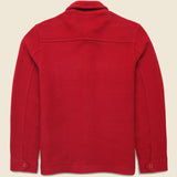 Boiled Wool Work Jacket - Barn Red - Alex Mill - STAG Provisions - Outerwear - Coat / Jacket
