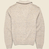 Donegal Mitchell Cardigan - Oatmeal - Alex Mill - STAG Provisions - Tops - Sweater