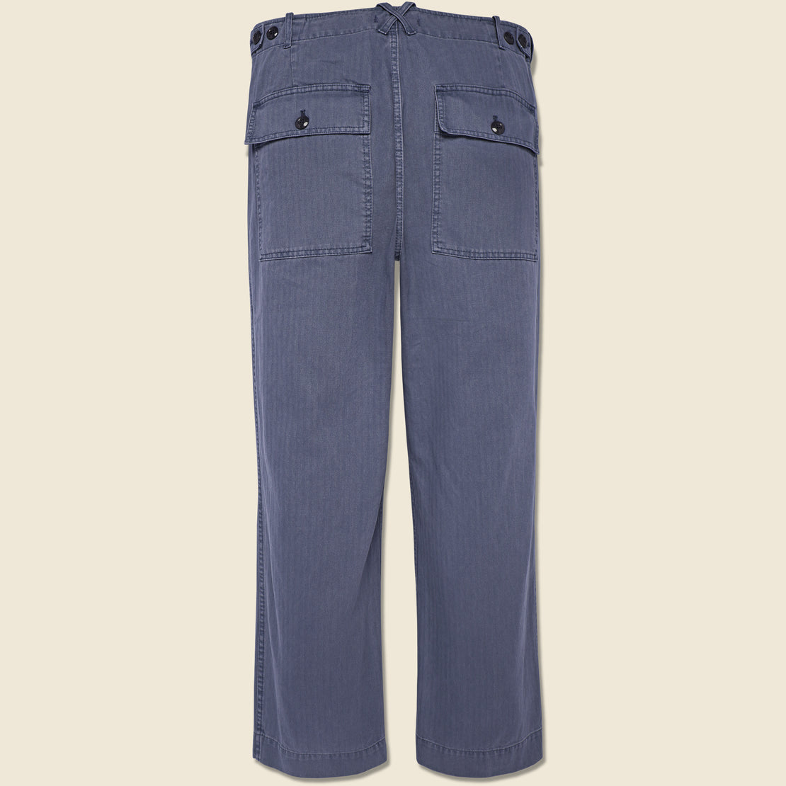 Cotton Herringbone Field Pant - Storm Blue - Alex Mill - STAG Provisions - Pants - Twill
