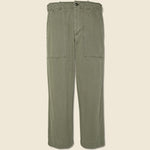 Herringbone Field Pant - Olive - Alex Mill - STAG Provisions - Pants - Twill