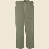 Herringbone Field Pant - Olive - Alex Mill - STAG Provisions - Pants - Twill