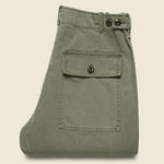 Herringbone Field Pant - Olive - Alex Mill - STAG Provisions - Pants - Twill