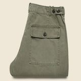 Herringbone Field Pant - Olive - Alex Mill - STAG Provisions - Pants - Twill