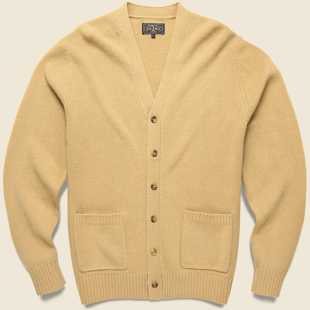 Elbow Patch Cardigan Beige STAG Provisions