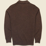 Knit Polo - Brown - BEAMS+ - STAG Provisions - Tops - Sweater