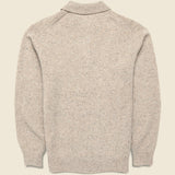 Knit Polo - Beige - BEAMS+ - STAG Provisions - Tops - Sweater