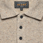 Knit Polo - Beige - BEAMS+ - STAG Provisions - Tops - Sweater