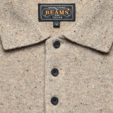 Knit Polo - Beige - BEAMS+ - STAG Provisions - Tops - Sweater