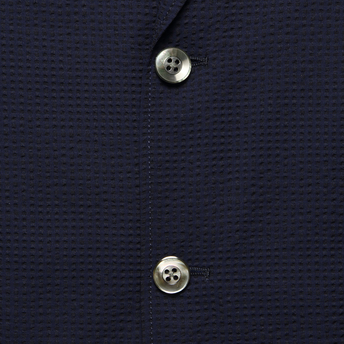 Lab Jacket - Seersucker Stripe Navy