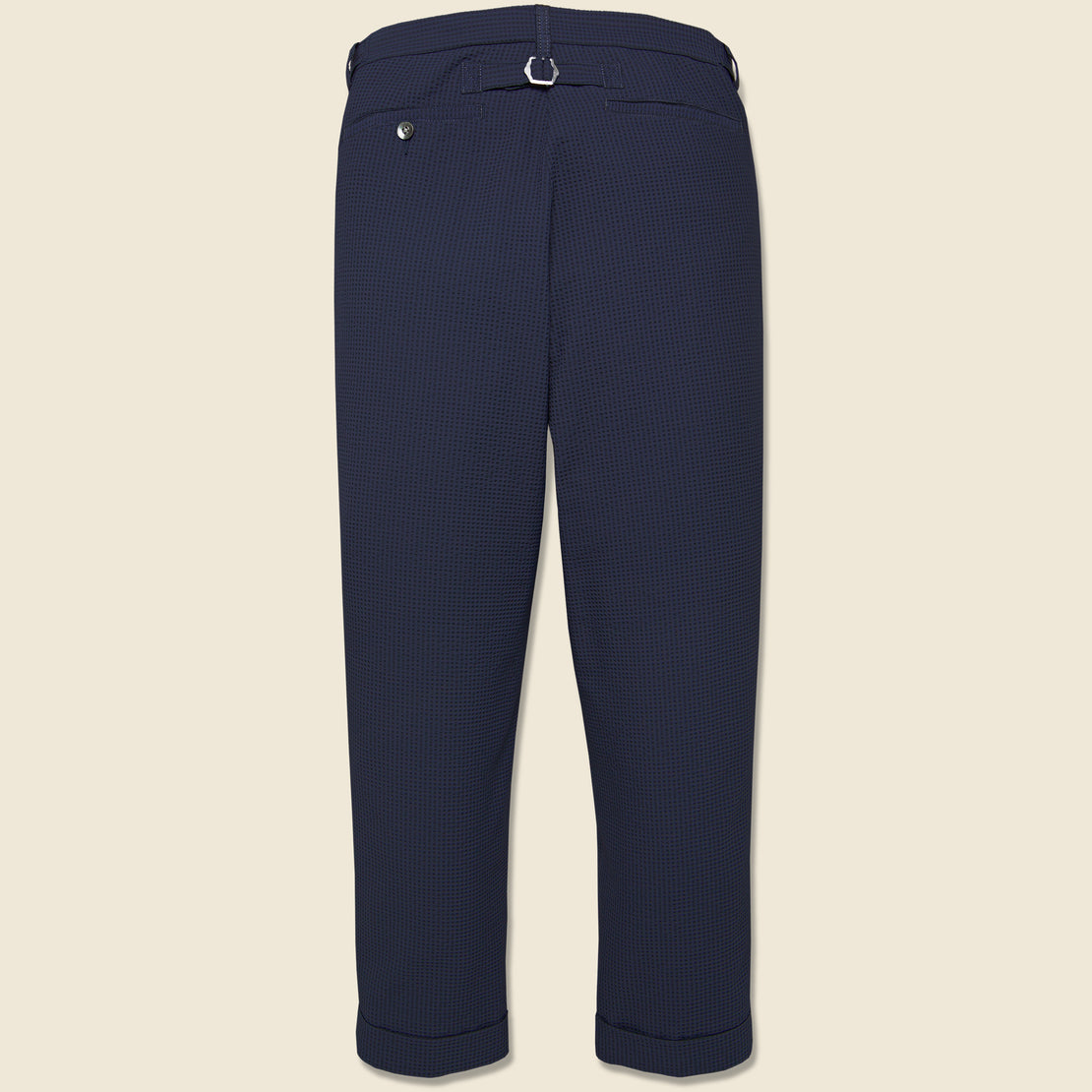 IVY Ankle-Cut Seersucker Trousers - Navy - BEAMS+ - STAG Provisions - Suiting - Suit Pant