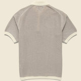 Washi Knit Polo - White - BEAMS+ - STAG Provisions - Tops - S/S Knit
