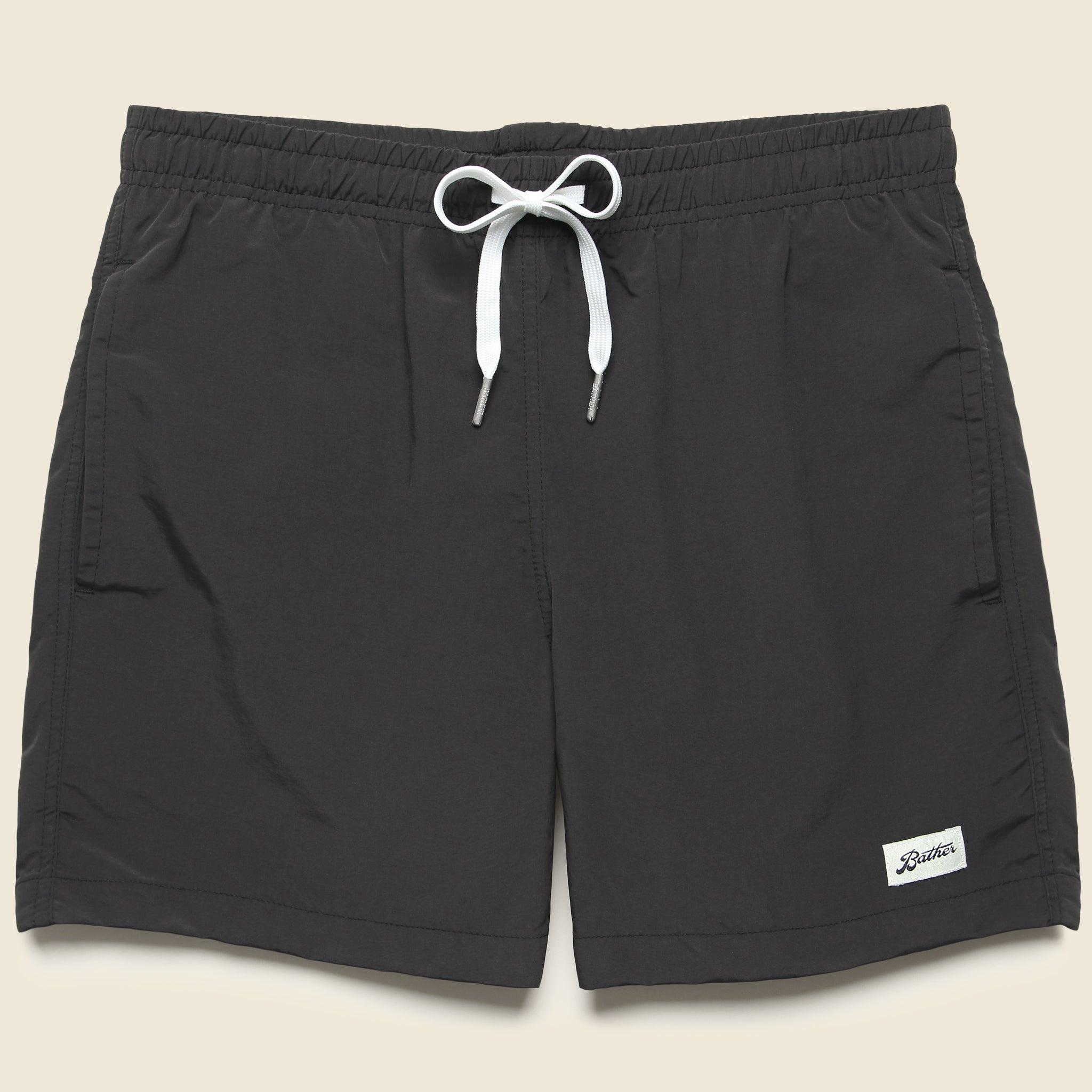 5.5" Solid Swim Trunks - Black - Bather - STAG Provisions - Shorts - Swim