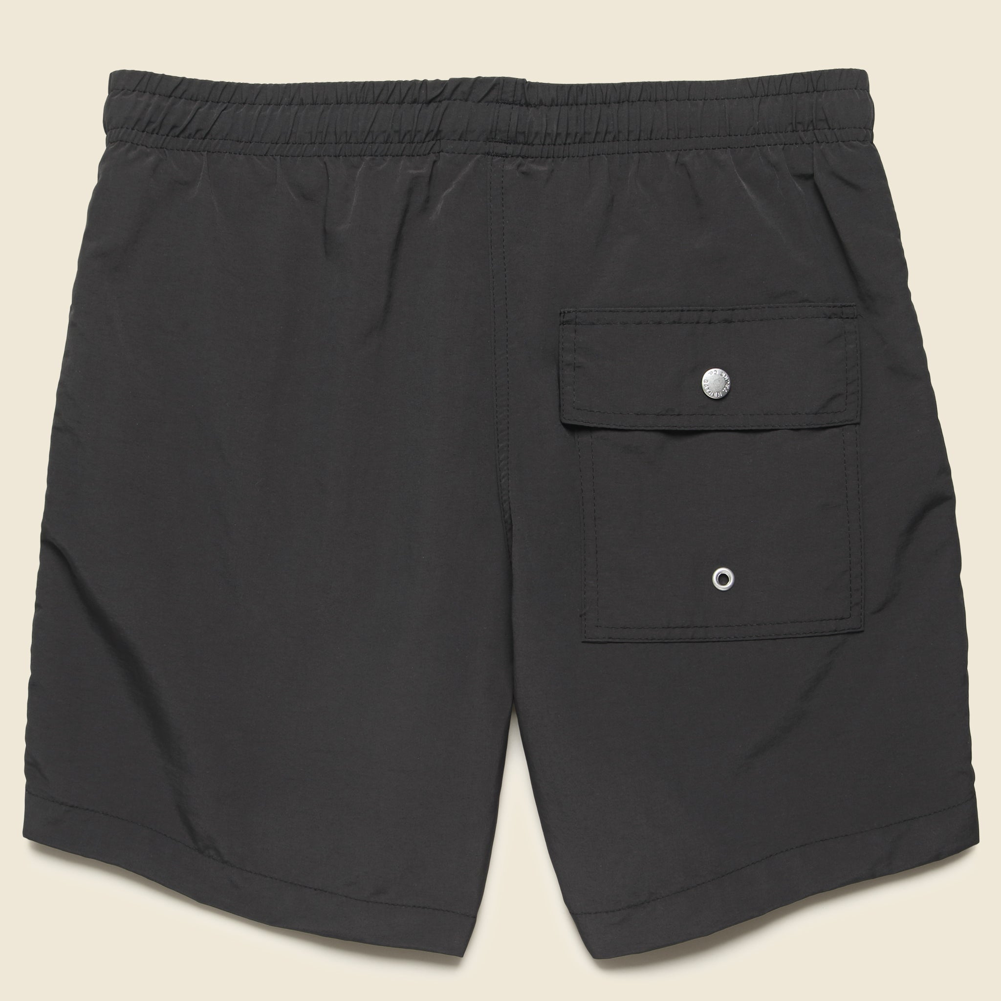 5.5" Solid Swim Trunks - Black - Bather - STAG Provisions - Shorts - Swim