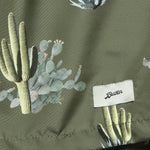 5.5" Cactus Print Swim Trunks - Dark Green - Bather - STAG Provisions - Shorts - Swim