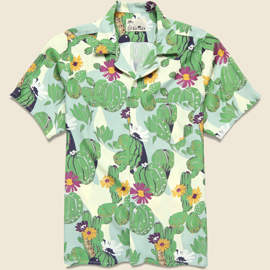 Bather Cactus Camp Shirt - Multi