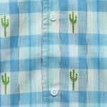 Cactus Camp Shirt - Blue - Bather - STAG Provisions - Tops - S/S Woven - Other Pattern
