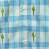 Cactus Camp Shirt - Blue - Bather - STAG Provisions - Tops - S/S Woven - Other Pattern