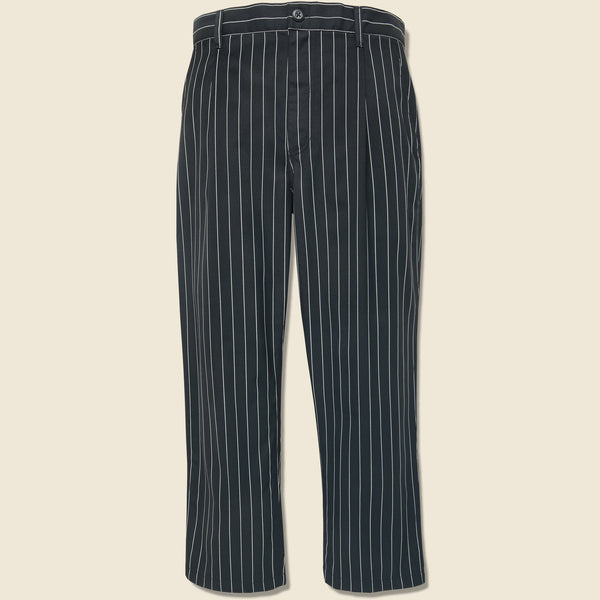 Carhartt WIP Seaton ストライプパンツ Seaton Pant - Seaton Stripe Black